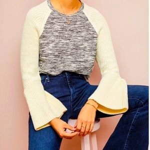 Anthropology Bell Sleeved Sweater